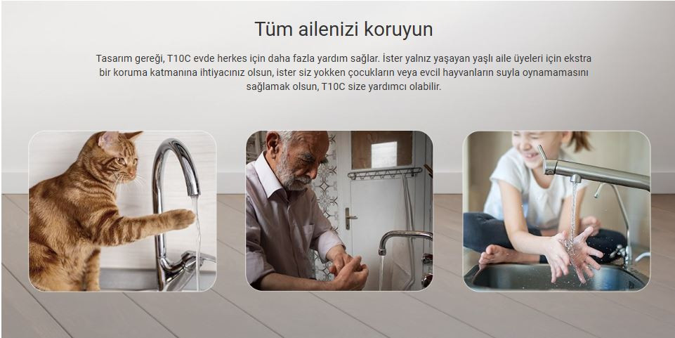 EZVIZ CS-T10C Akıllı Su Sızıntı Sensörü