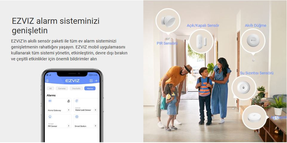 EZVIZ CS-T10C Akıllı Su Sızıntı Sensörü