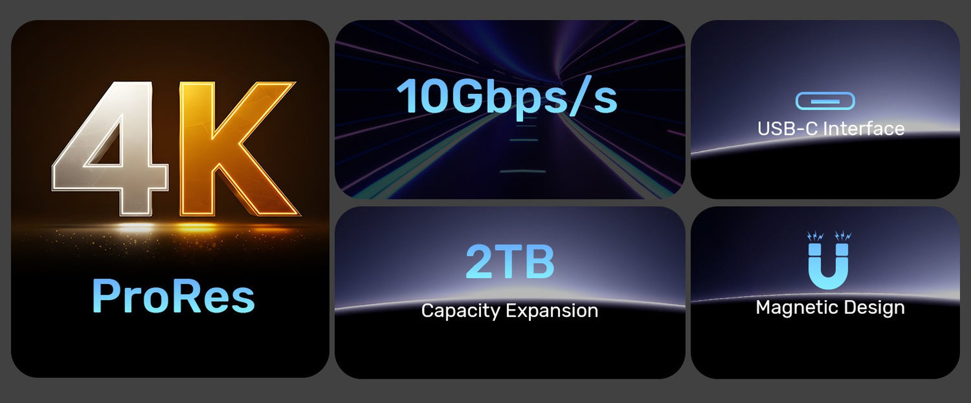 MANYETİK NVMe SSD KUTUSU