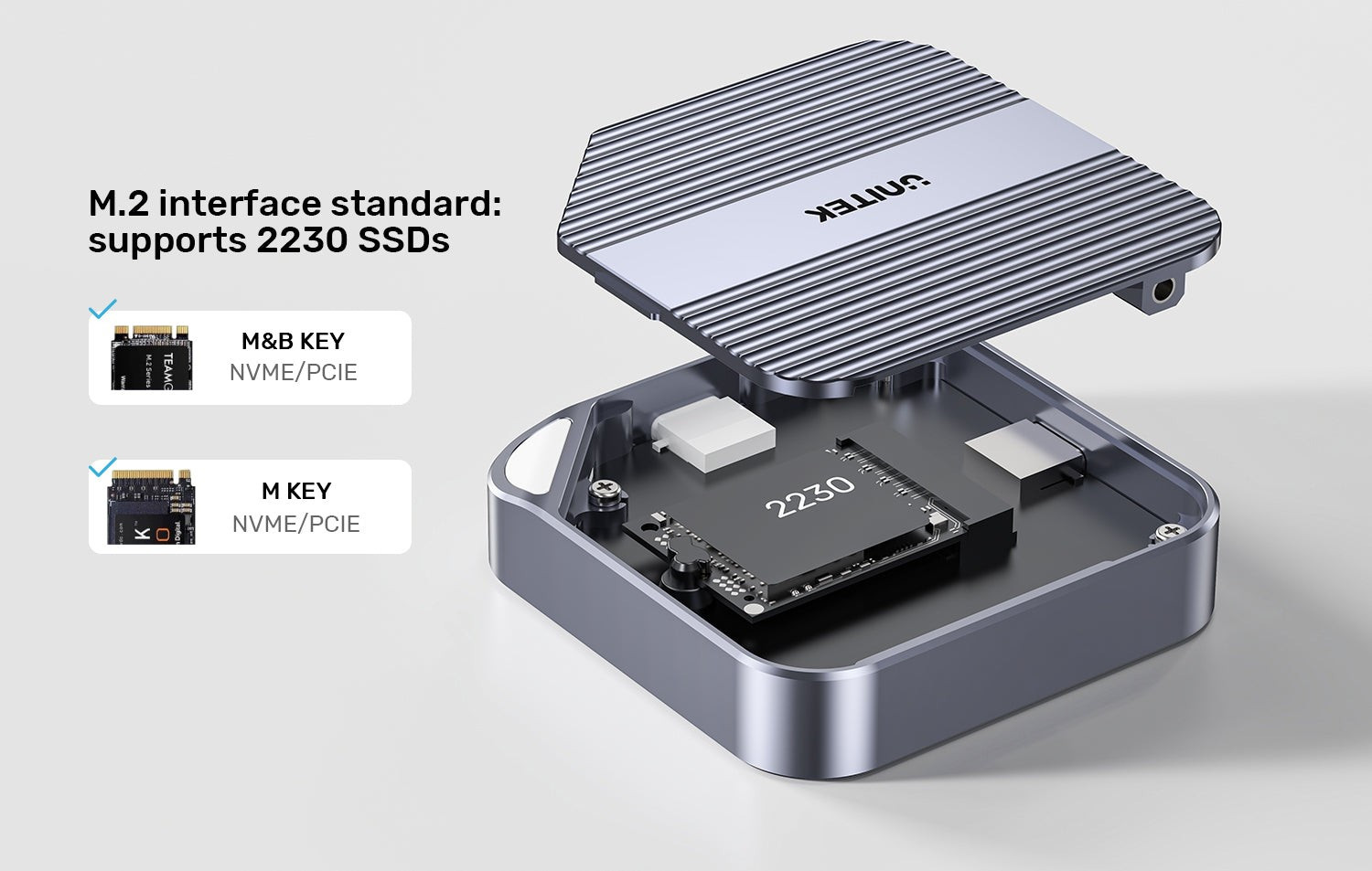 MANYETİK NVMe SSD KUTUSU