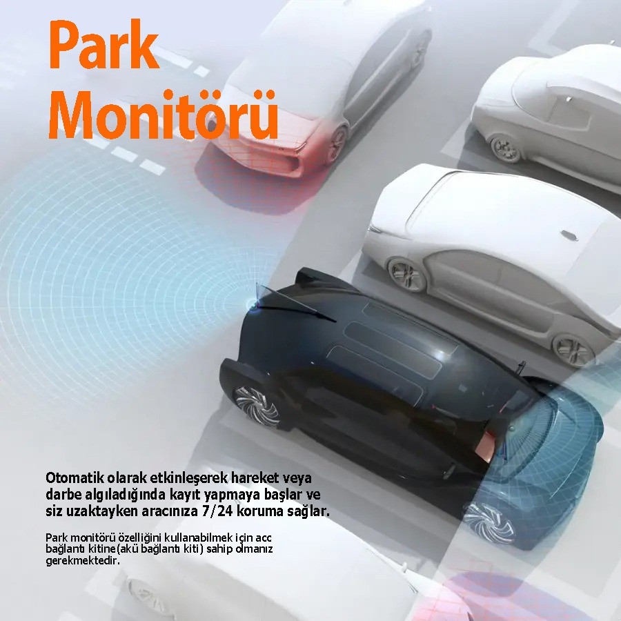 Rexing C2 2K+1080P Wifi Araç Kamerası + 32GB Sd Kart