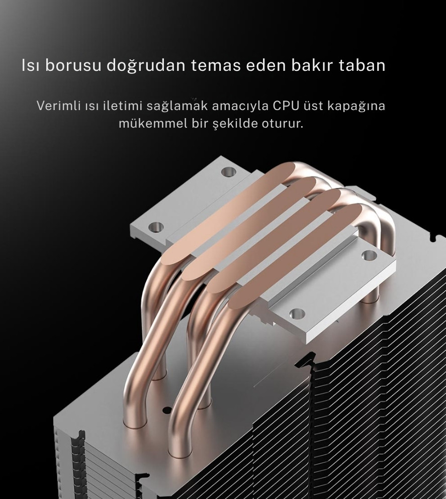 SEGOTEP FI4 120mm RGB LGA1700 / AM5 Uyumlu Hava Soğutucu