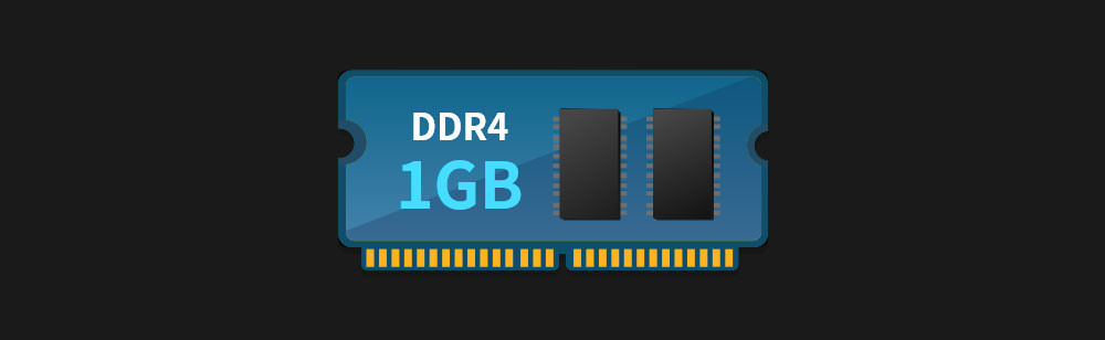 AS1102TL Realtek RTD1619B 2 Yuvalı1GB DDR4 1GB NAS Depolama Ünitesi