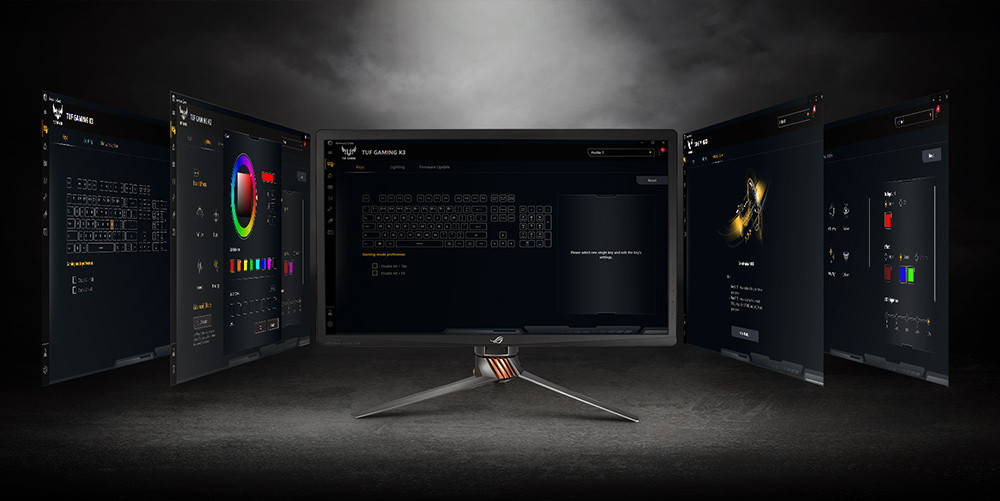 ASUS TUF Gaming K3 Red Switch Mekanik Kablolu Gaming Klavye