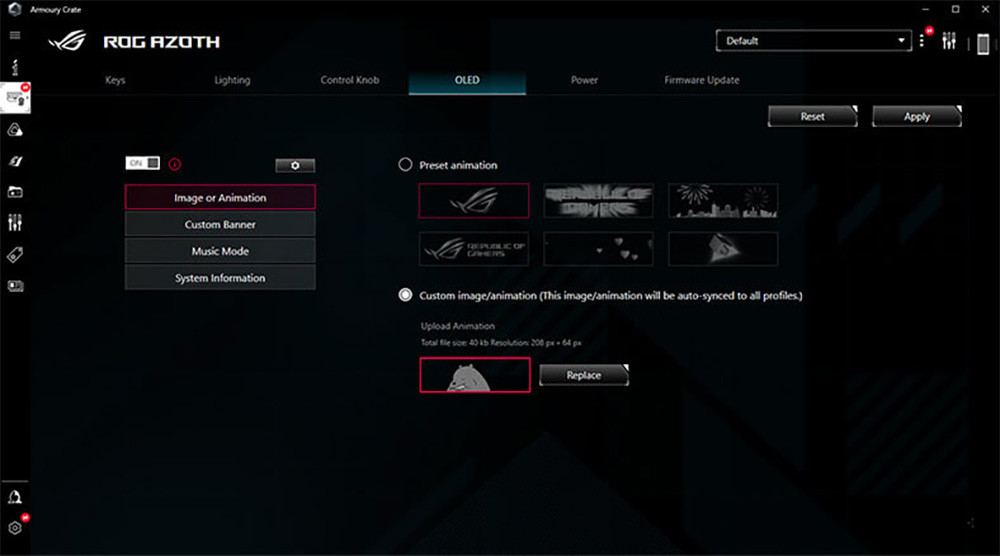 ASUS ROG Azoth Kablosuz Q TR Oyuncu Klavyesi