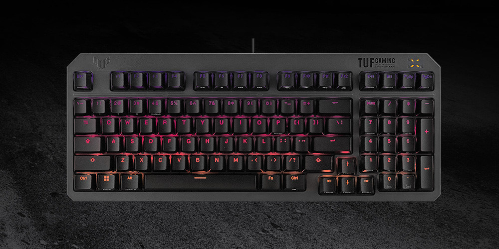 ASUS TUF Gaming K3 Gen II  Red Switch Mekanik Kablolu Gaming Klavye