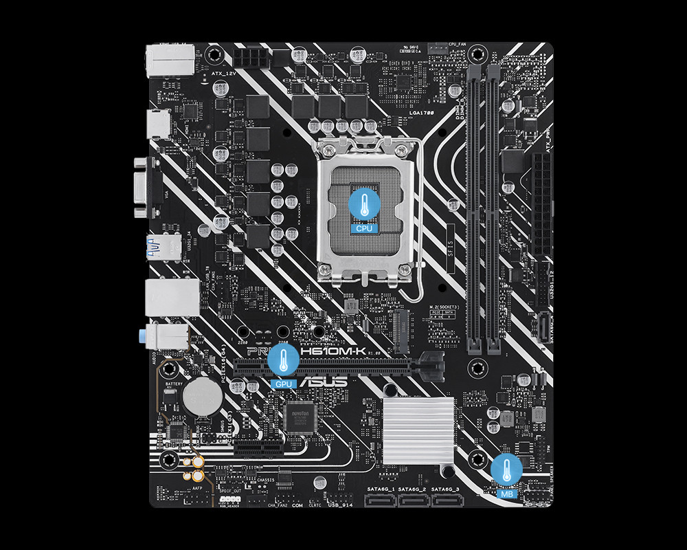 ASUS Prime H610M-K Intel D5 Gaming Anakart