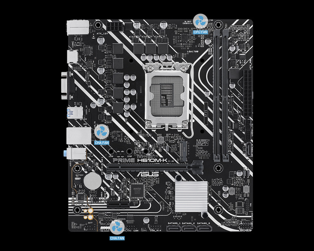 ASUS Prime H610M-K Intel D5 Gaming Anakart