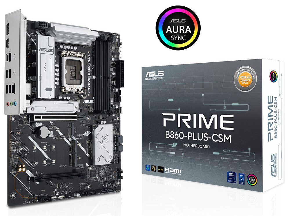 ASUS PRIME B860-PLUS-CSM Intel B860 Soket 1851 Soket 8666+(OC)MHz ATX Gaming Anakart