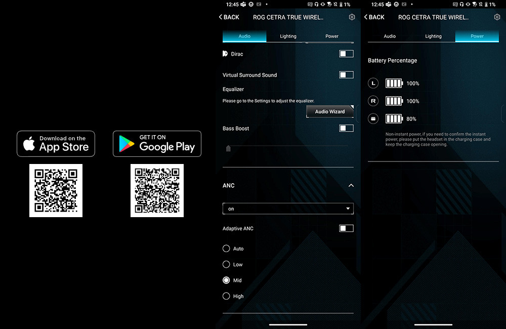 ASUS ROG Cetra TWS Beyaz Kulak İçi Bluetooth Gaming (Oyuncu) Kulaklığı