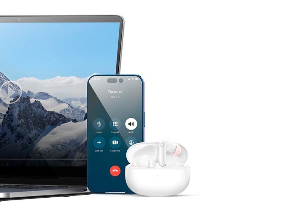 Baseus Bowie MZ10 ANC TWS Siyah Kulak İçi Bluetooth Kulaklık