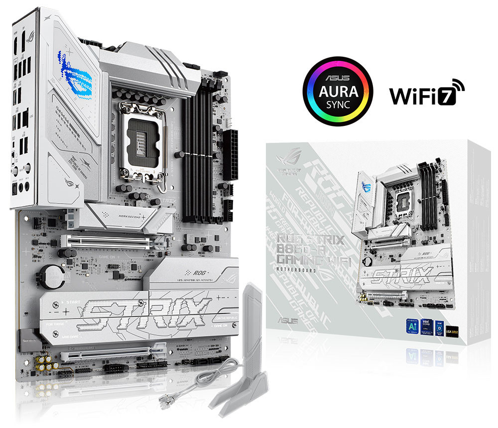 ASUS ROG STRIX B860-A GAMING WIFI Intel B860 Soket 1851 DDR5 8600+(OC)MHz ATX Gaming (Oyuncu) Anakart