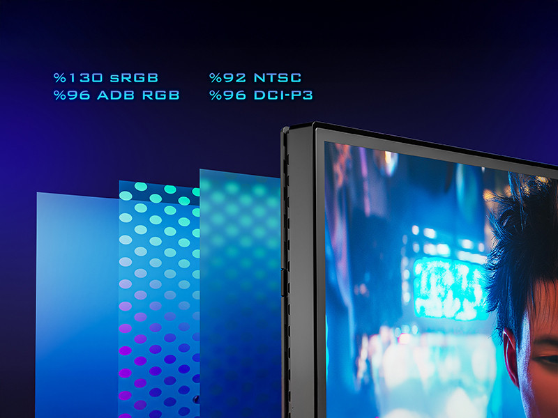 GamePower Kaze Q80 27″ Flat Fast IPS 180Hz 0.5Ms QHD 2K Gaming Monitör (Sıfır Ölü Piksel Garantili)