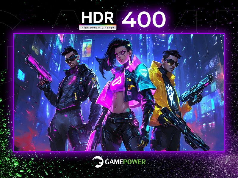 GamePower Kaze Q80 27″ Flat Fast IPS 180Hz 0.5Ms QHD 2K Gaming Monitör (Sıfır Ölü Piksel Garantili)