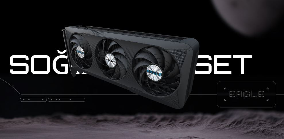 Gigabyte GeForce RTX5060 EAGLE MAX OC GV-N5060EAGLEMAX OC-8GD GDDR7 8GB 128Bit Gaming Ekran Kartı