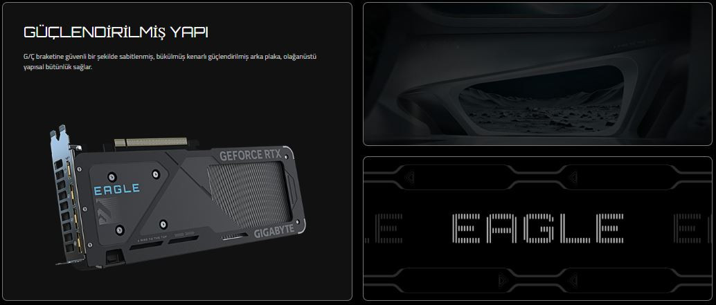 Gigabyte GeForce RTX5060 EAGLE MAX OC GV-N5060EAGLEMAX OC-8GD GDDR7 8GB 128Bit Gaming Ekran Kartı