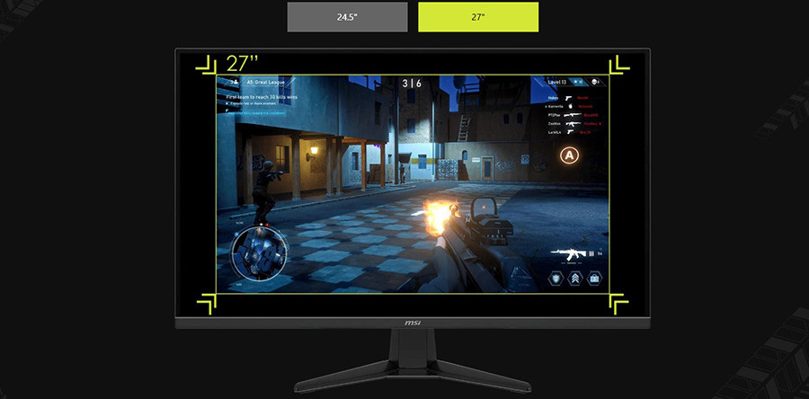 MSI MAG 325QF E18V 31.5″ 180Hz 0.5ms 2560x1440 (WQHD) 16:9 Flat Rapid VA Adaptive-Sync Gaming Monitor