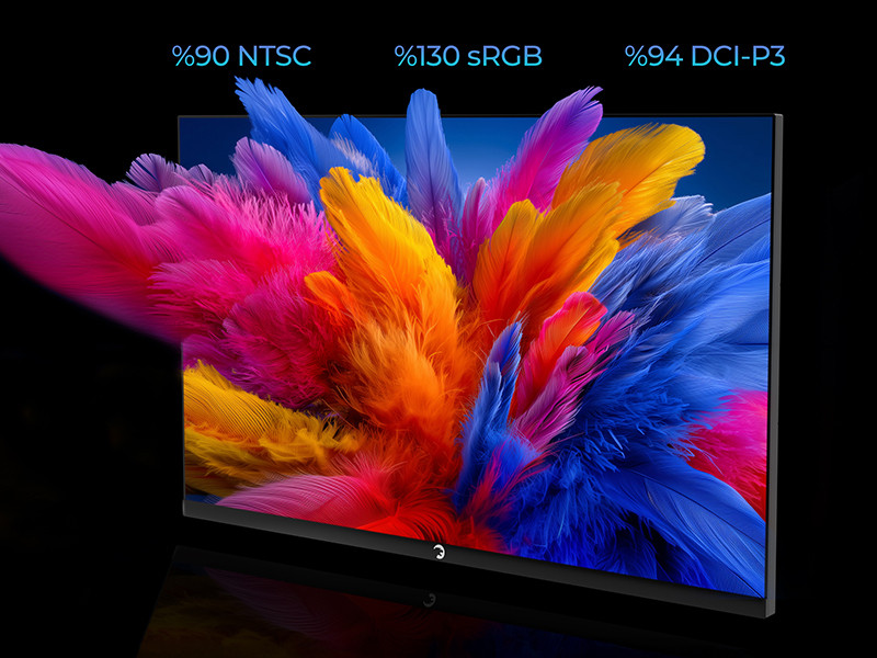 GamePower Lunis L60 27″ 260Hz 0.5Ms Fast IPS FHD RGB Pivot Gaming Monitör (Sıfır Ölü Piksel Garantili)