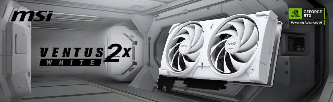 MSI GeForce RTX 5070 12G VENTUS 2X OC WHITE GDDR7 192Bit DLSS 4 Gaming (Oyuncu) Ekran Kartı