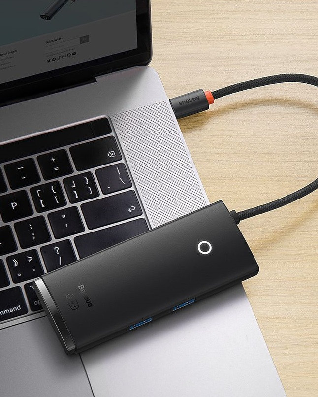 Baseus WKQX050101 Type-C 6 in 1 Laptop Docking Station