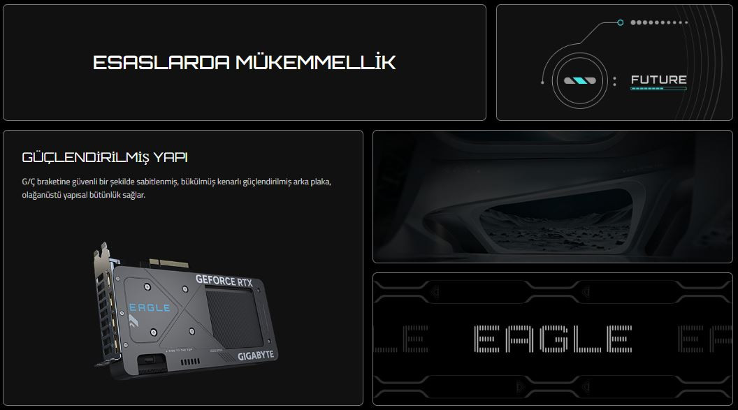 Gigabyte GeForce RTX5060TI EAGLE OC GV-N506TEAGLE OC-8GD GDDR7 8GB 128Bit Gaming Ekran Kartı