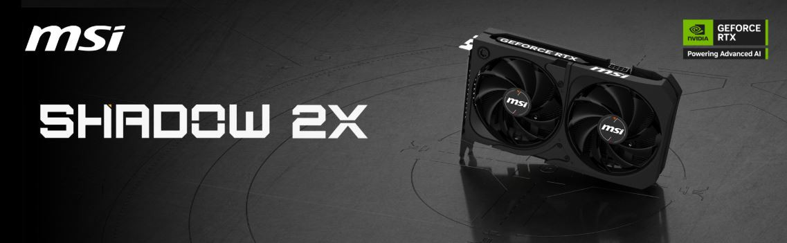 MSI GeForce RTX 5050 8GB Shadow 2X OC GDDR6 128Bit DX12 Gaming Ekran Kartı