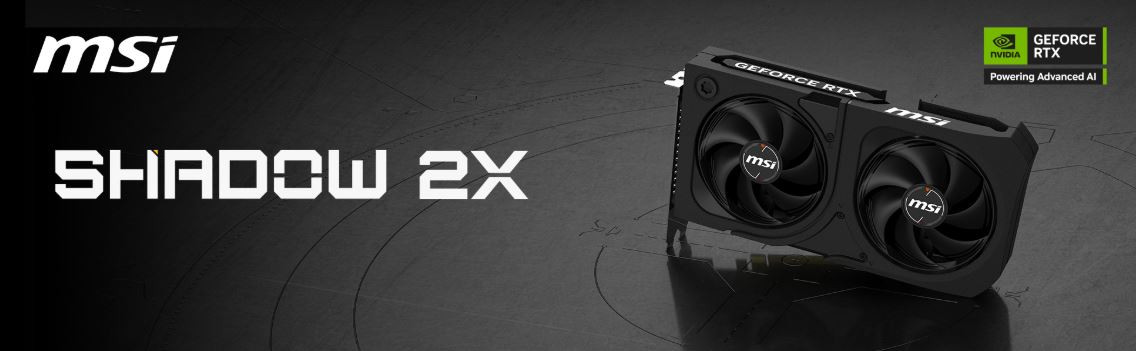 MSI GeForce RTX 5060TI 8G Shadow 2X OC PLUS GDDR7 128Bit DX12 Gaming Ekran Kartı