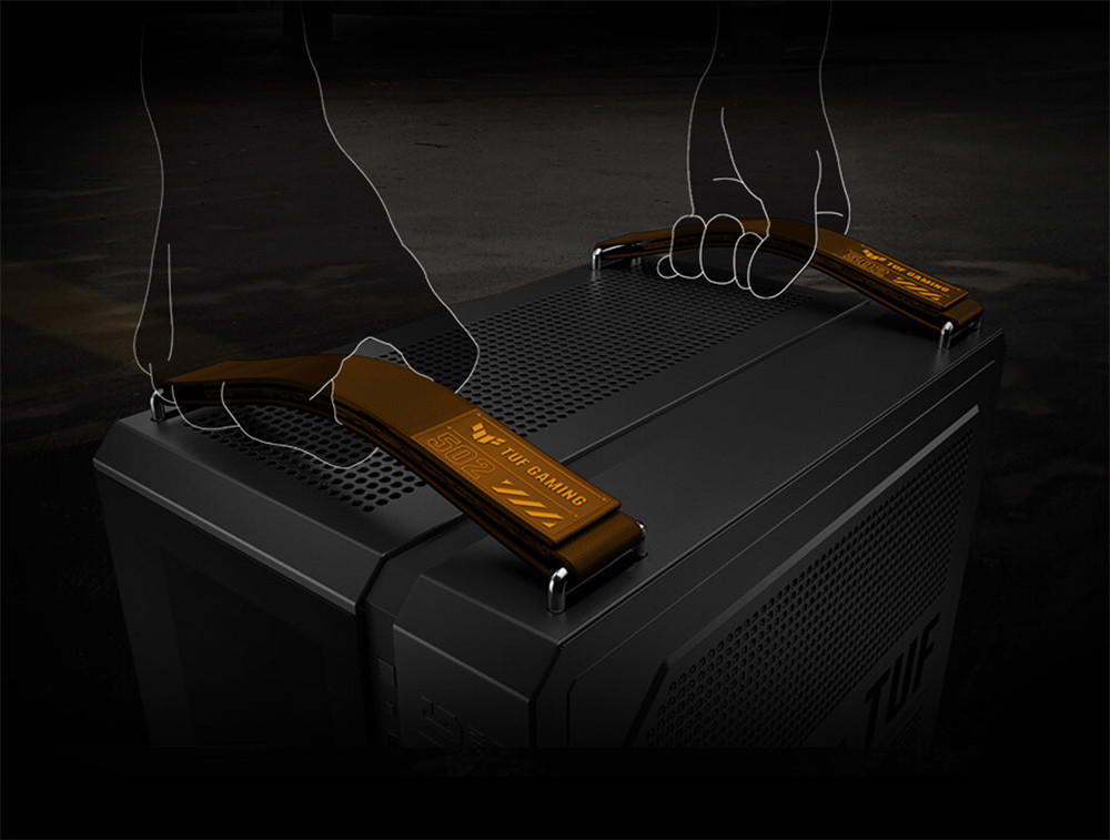 ASUS TUF Gaming GT502 Horizon Temperli Cam USB Type-C Beyaz ATX Mid-Tower Gaming Kasa