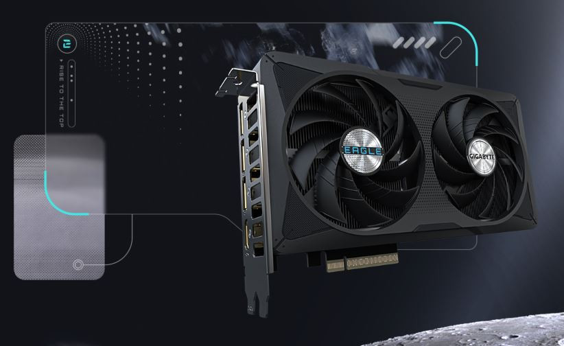 Gigabyte GeForce RTX5060 EAGLE OC GV-N5060EAGLE OC-8GD GDDR7 8GB 128Bit Gaming Ekran Kartı