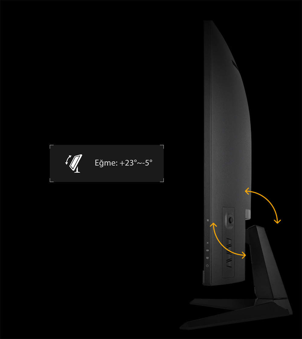 ASUS TUF GAMING VG32VQM5B 31.5 inç 250Hz 0.5ms Curved Fast VA Gaming (Oyuncu) Monitör