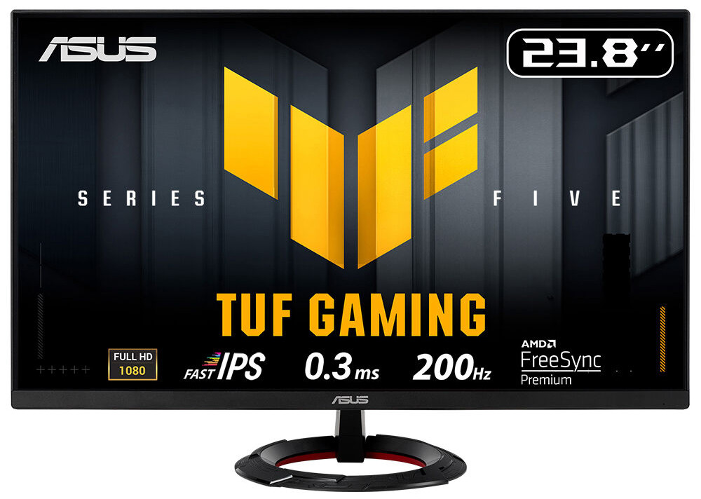 ASUS TUF GAMING VG249Q5R 23.8″ 200Hz 0.3ms Flicker Free Fast IPS Gaming (Oyuncu) Monitör