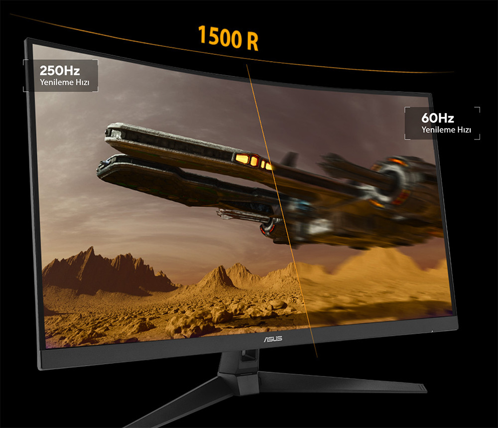 ASUS TUF GAMING VG249Q5R 23.8″ 200Hz 0.3ms Flicker Free Fast IPS Gaming (Oyuncu) Monitör