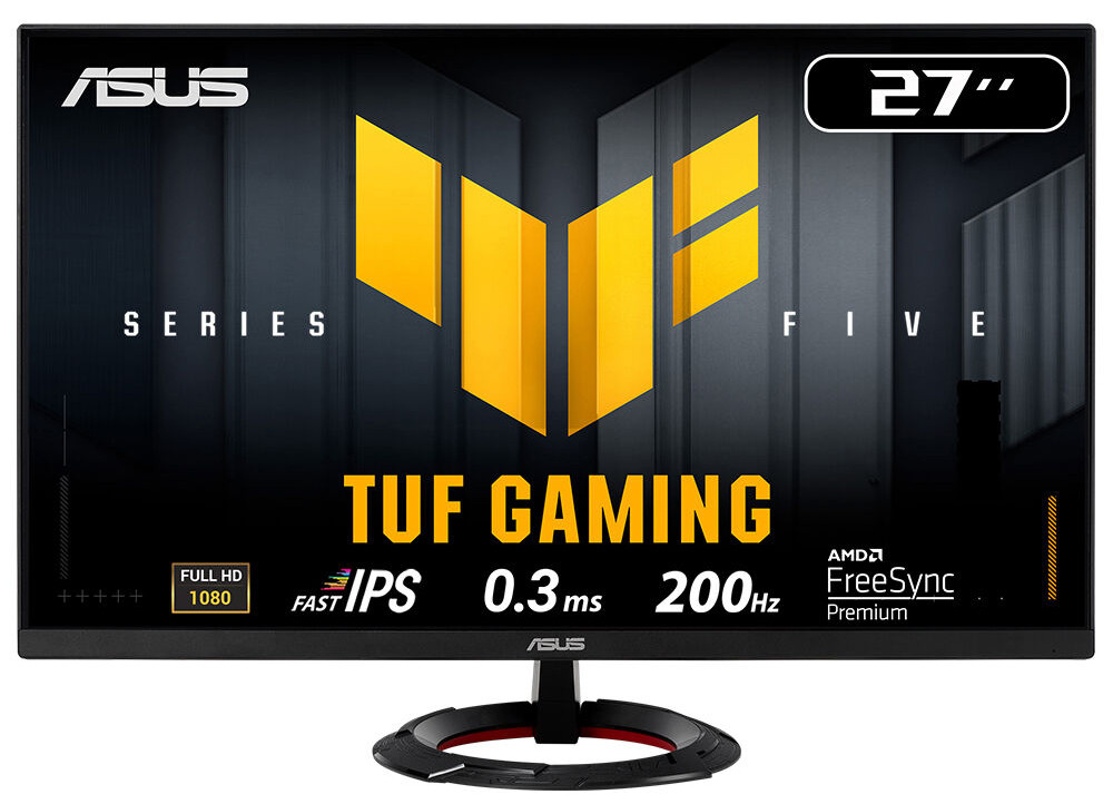 ASUS TUF GAMING VG279Q5R 27″ 200Hz 0.3ms Flicker Free Fast IPS Gaming (Oyuncu) Monitör