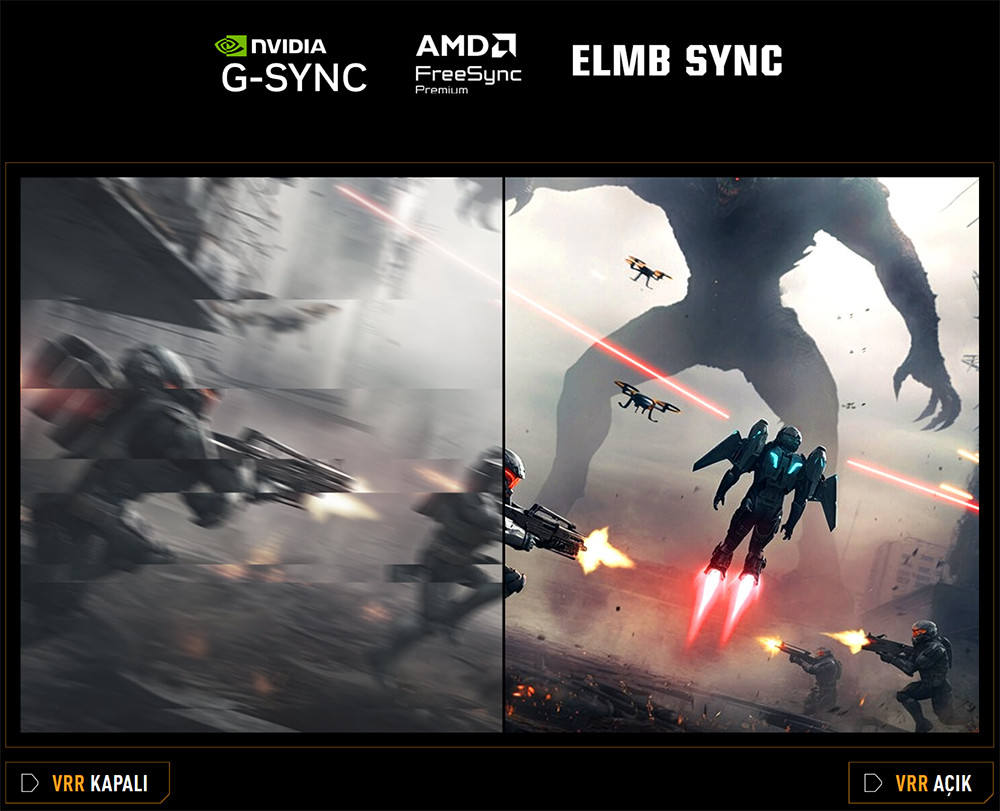 ASUS TUF GAMING VG279Q5A 27″ 200Hz 0.3ms Gaming AI ELMB Sync  Full HD Fast IPS Gaming (Oyuncu) Monitör