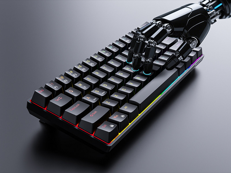 GamePower Nexa HE60 RGB Hall-Effect Manyetik Switch Kablolu Gaming Klavye