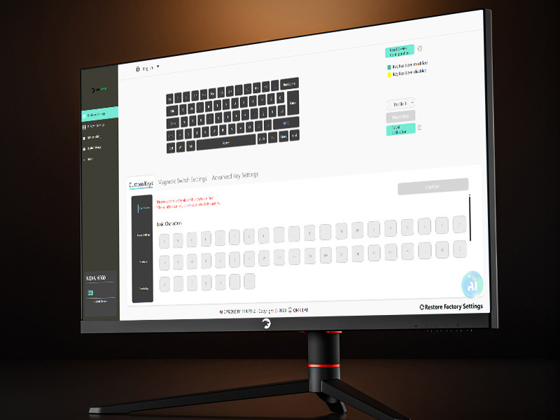 GamePower Nexa HE60 RGB Hall-Effect Manyetik Switch Kablolu Gaming Klavye