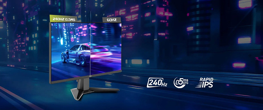 MSI MAG 272F X24  27″ 240Hz  0.5MS Adaptive Sync Full HD Flat Rapid IPS Gaming (Oyuncu) Monitör