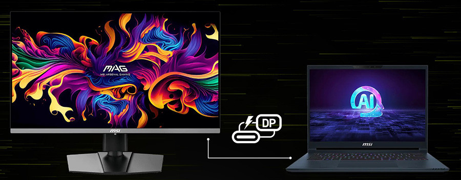 MSI MAG 272UP QD-OLED X24 26.5 240Hz 0.03Ms Adaptive Sync UHD Flat Gaming (Oyuncu) Monitör