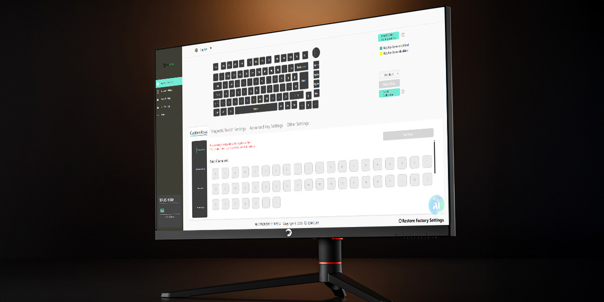 GamePower Tirus HE80 8K RGB Manyetik Switch Kablolu Gaming Klavye