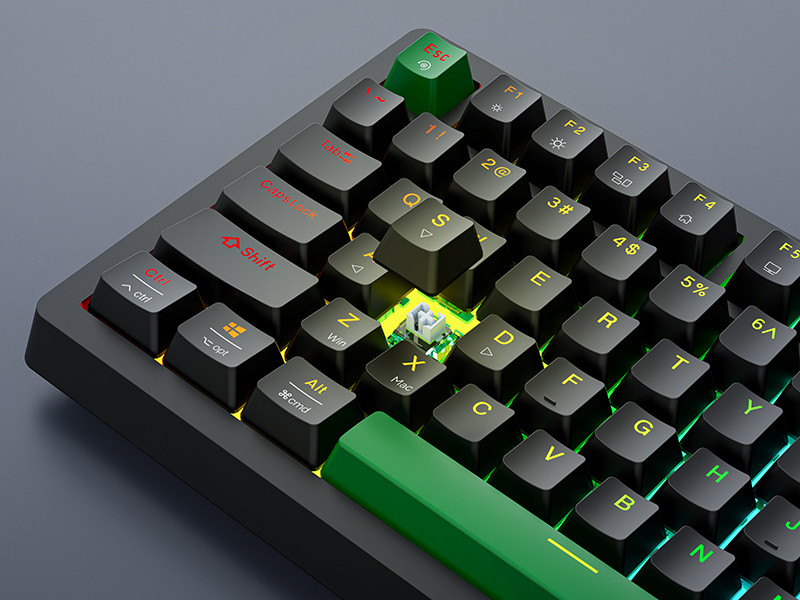 GamePower Tirus HE80 8K RGB Manyetik Switch Kablolu Gaming Klavye