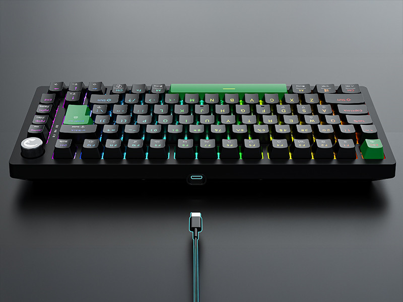 GamePower Tirus HE80 8K RGB Manyetik Switch Kablolu Gaming Klavye