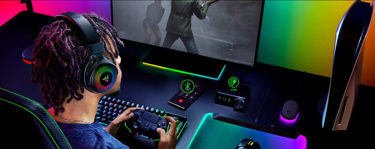 Razer Kraken V4 Pro RZ04-05160100-R3M1 RGB Kablolu/Kablosuz Gaming (Oyuncu) Kulaklığı