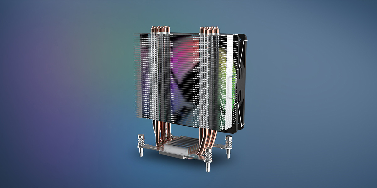 GamePower Glace TC6 ARGB Siyah 1x120mm LGA1851/AM5 İşlemci Hava Soğutucu