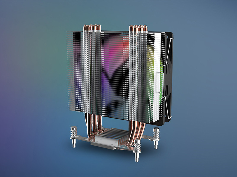 GamePower Glace TC6 ARGB Siyah 1x120mm LGA1851/AM5 İşlemci Hava Soğutucu