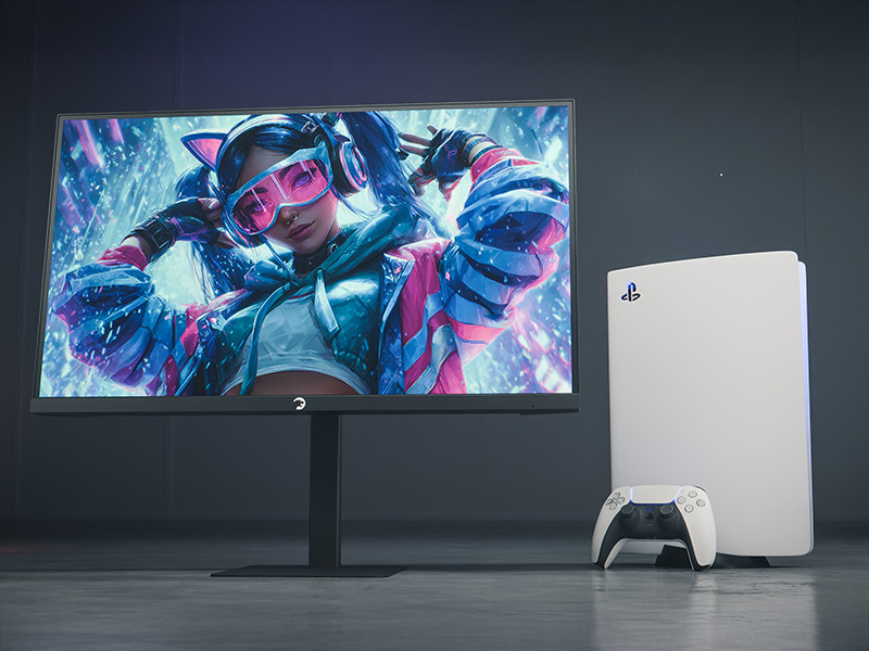 GamePower Kaze Dual 27″ 0.5Ms 4K 160Hz - FHD 320Hz Fast IPS Pivot Dual Mod Gaming Monitör (Sıfır Ölü Piksel Garantili)