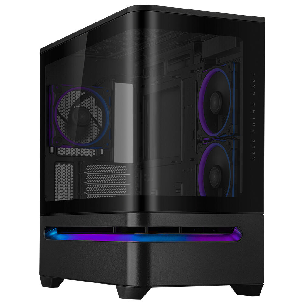 ASUS Prime AP202 TG Temperli Cam Micro ATX Siyah Bilgisayar Kasası