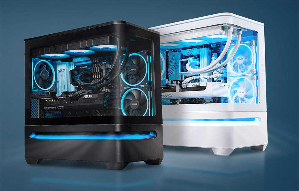 ASUS Prime AP202 TG Temperli Cam Micro ATX Siyah Bilgisayar Kasası