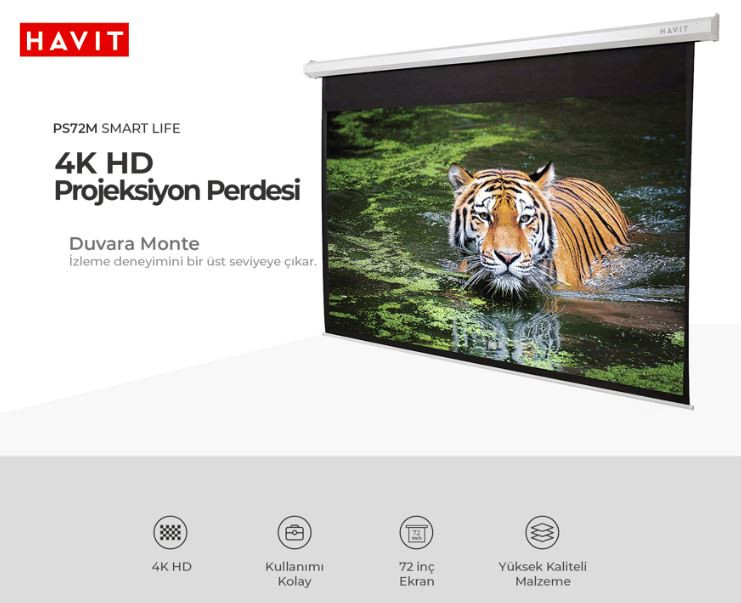 Havit PS72M Projeksiyon Perdesi 