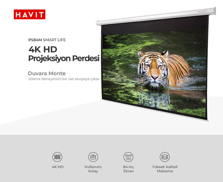 Havit PS84M Projeksiyon Perdesi 