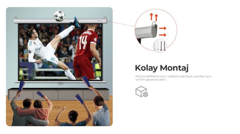 Havit PS84M Projeksiyon Perdesi 